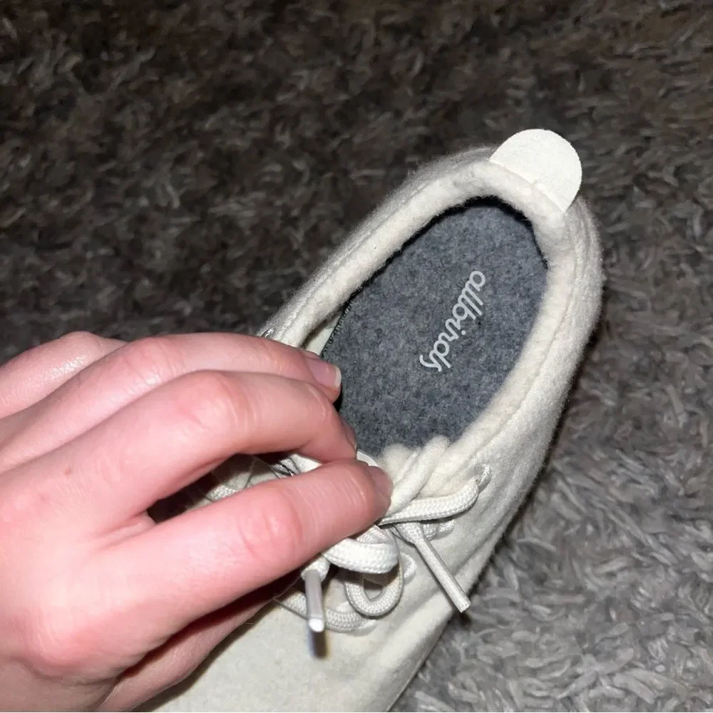 White allbirds sneakers size 6